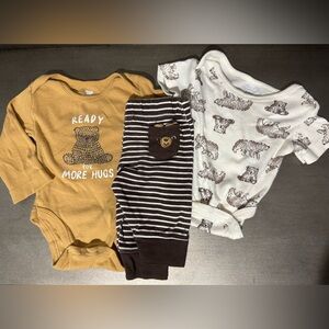 3-Piece Kola Bear Matching Baby Set